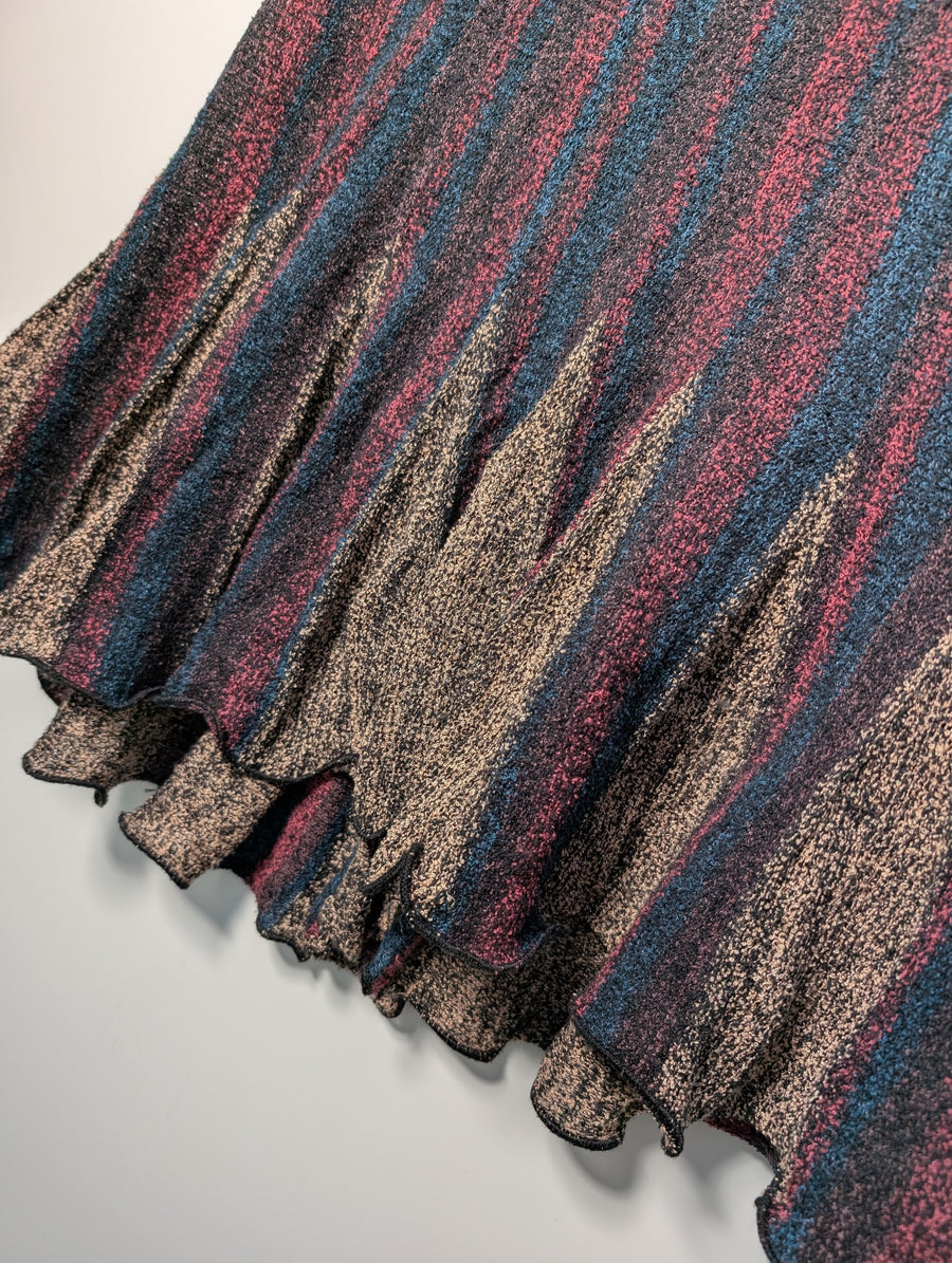 Vivian Chan Shaw Striped Knit Maxi Skirt Multicolour - Image 3