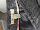 Burberry London Herringbone Wool Mini Skirt Black UK 8 - Image 4
