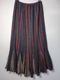 Vivian Chan Shaw Striped Knit Maxi Skirt Multicolour - Image 4