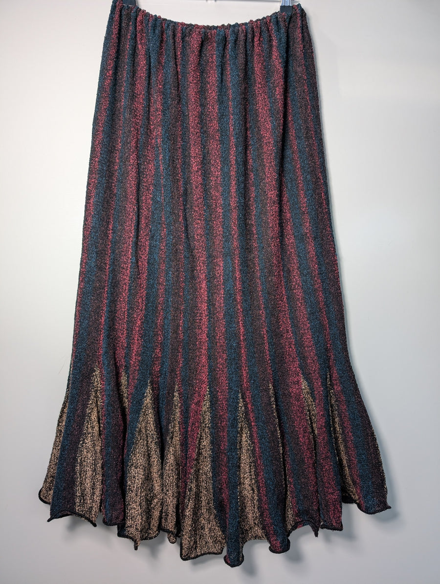 Vivian Chan Shaw Striped Knit Maxi Skirt Multicolour - Image 4