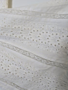 Collette Dinnigan White Eyelet Lace Sundress - Image 3
