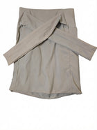 Marni Wrap-Style Mini Skirt Beige IT 40 - Image 1