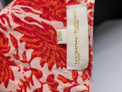 Natalie Martin Silk Floral Maxi Dress Sunset Orange XS/S - Image 5
