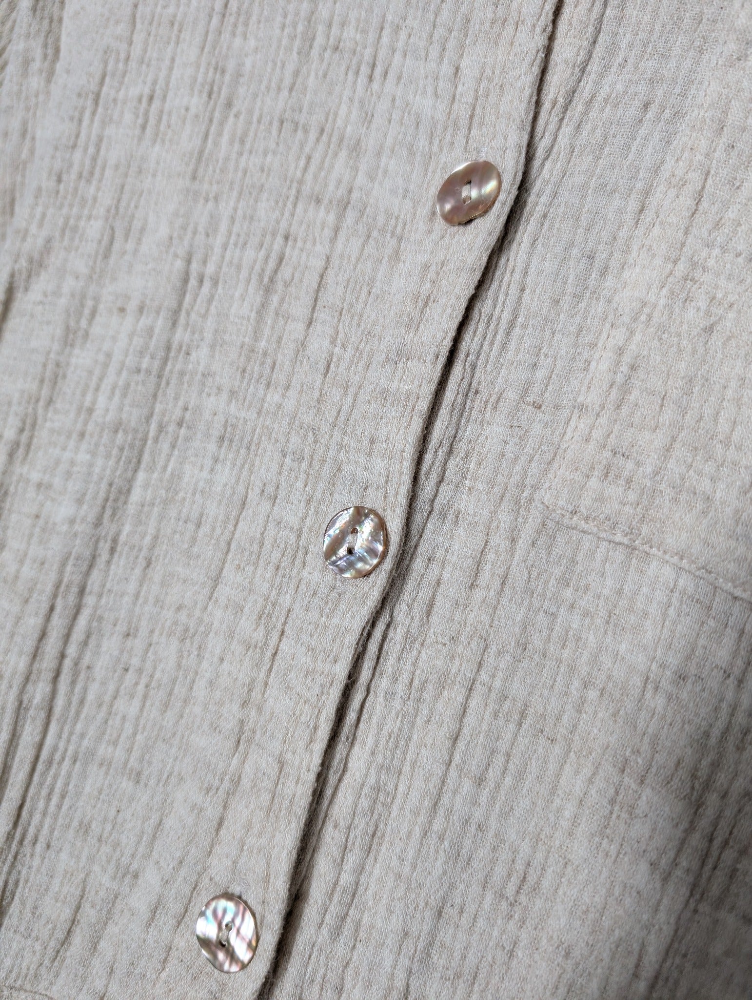 Maurie + Eve Long Sleeve Button-Up Jumpsuit Fawn AU 12 - Image 2