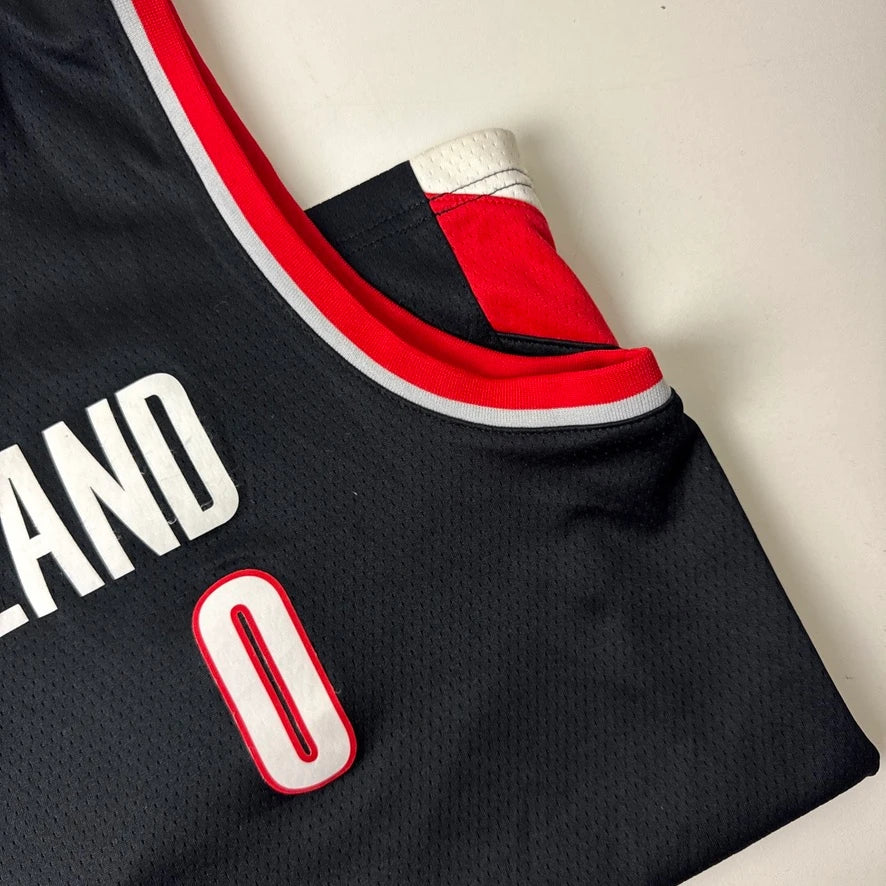 Nike Portland Trail Blazers Damian Lillard #0 Swingman Basketball Jersey - Image 9