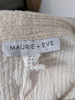 Maurie + Eve Long Sleeve Button-Up Jumpsuit Fawn AU 12 - Image 6
