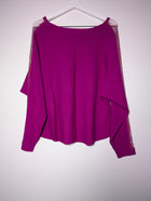 Anthea Crawford Ruffle Sleeve Blouse Burgundy Size 16 - Image 11
