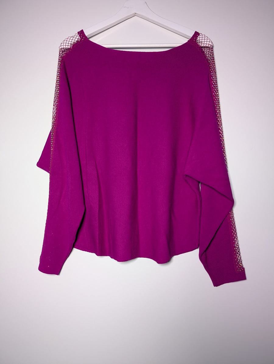 Anthea Crawford Ruffle Sleeve Blouse Burgundy Size 16 - Image 11