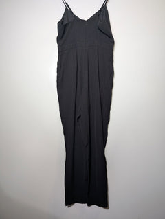 River Island Black Spaghetti Strap V-Neck Jumpsuit Women's Size 10 - Image 5