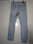 Levi's 501 Original Fit Distressed Light Wash Jeans Size S - Image 3