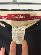 Max Mara Studio Virgin Wool Dress Trousers Black US 8 / UK 10 - Image 3