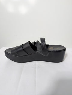 Robert Clergerie Platform Sandals Black Leather EU 38.5 - Image 5