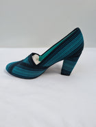 United Nude Eamz Elastic Weave Pumps Teal/Black EU 39 - Image 2