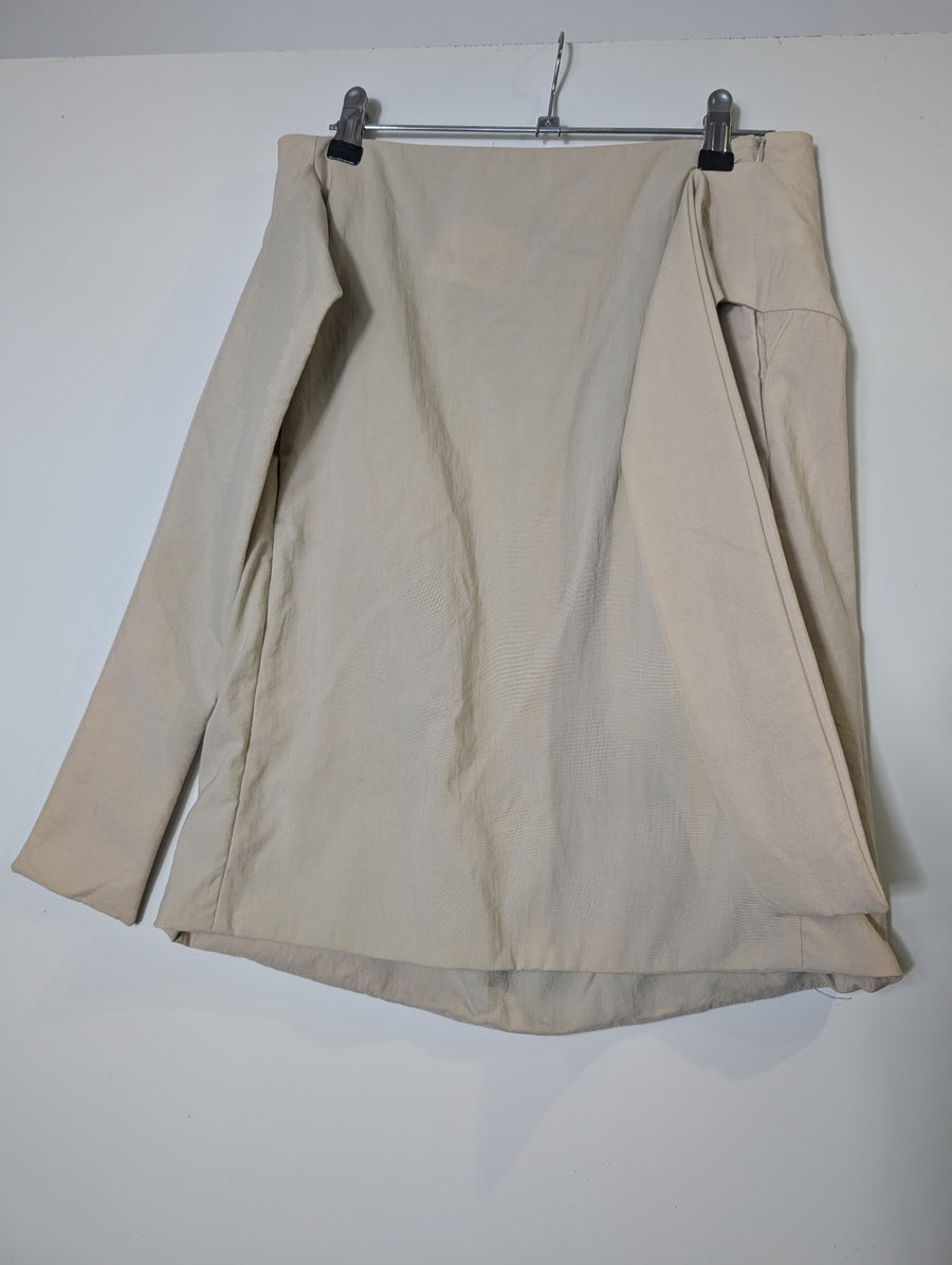 Marni Wrap-Style Mini Skirt Beige IT 40 - Image 2