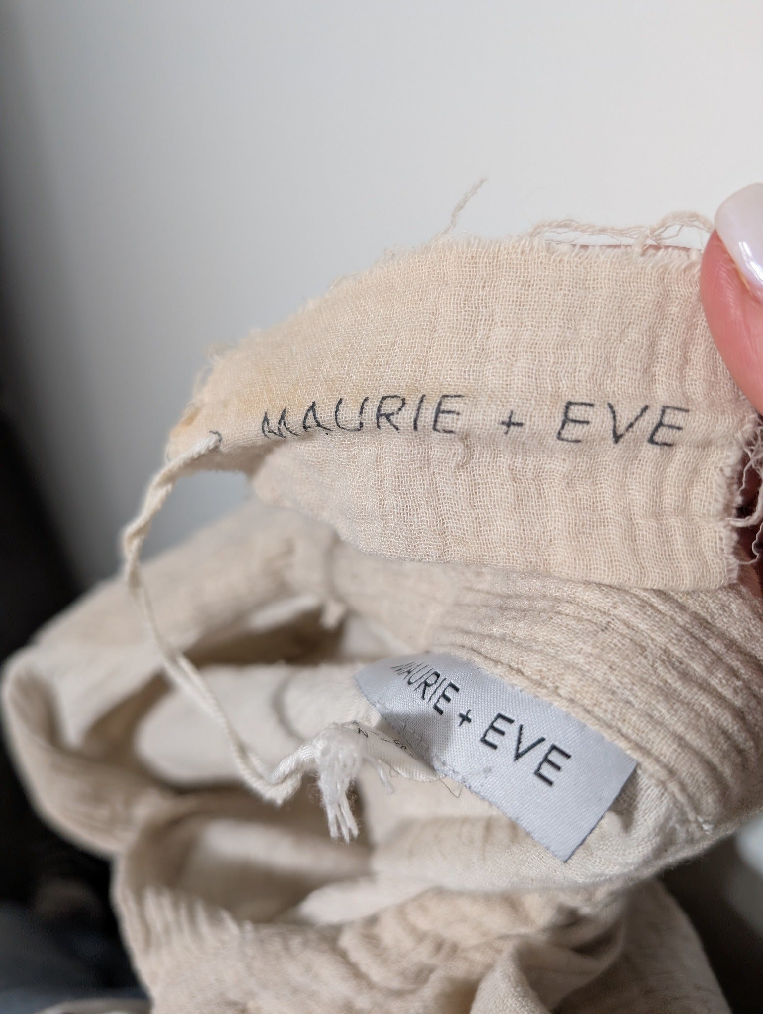Maurie + Eve Long Sleeve Button-Up Jumpsuit Fawn AU 12 - Image 8