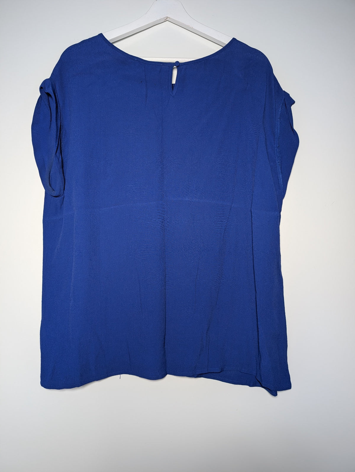 Diana Ferrari Embellished Blouse Royal Blue Women's Size 16 - Image 4