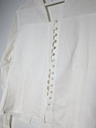Anne Fontaine Button-Down Blouse White Size 4 - Image 2