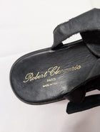 Robert Clergerie Platform Sandals Black Leather EU 38.5 - Image 6