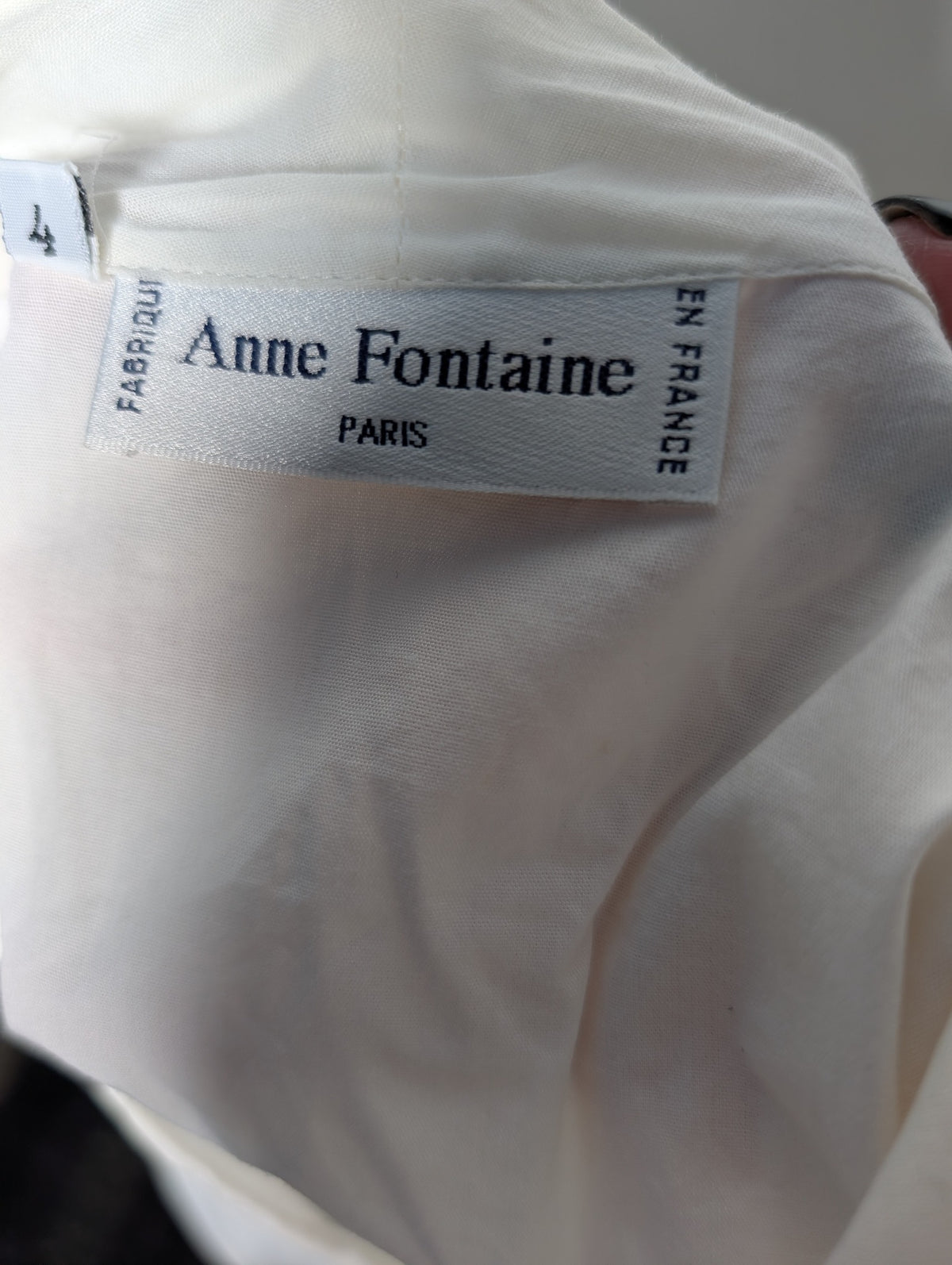Anne Fontaine Button-Down Blouse White Size 4 - Image 5