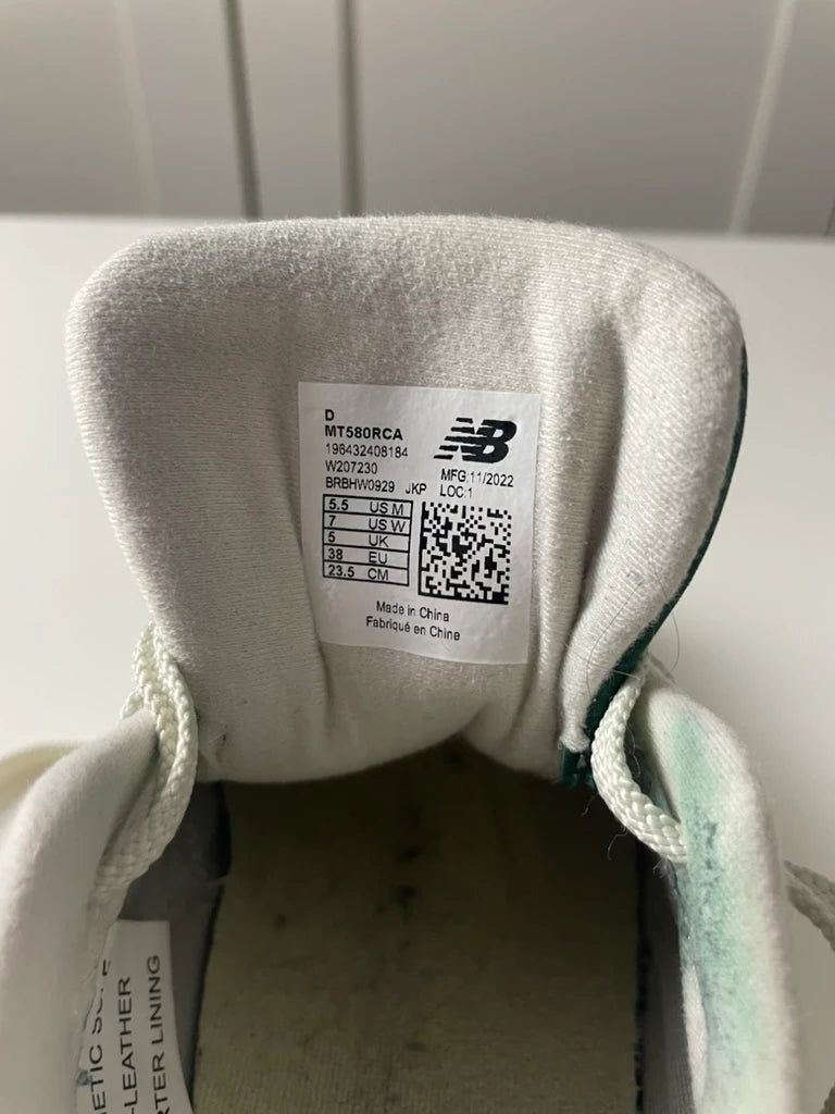New Balance 580 Sneakers White Green Grey ROLLBAR Men's Shoes - Image 5