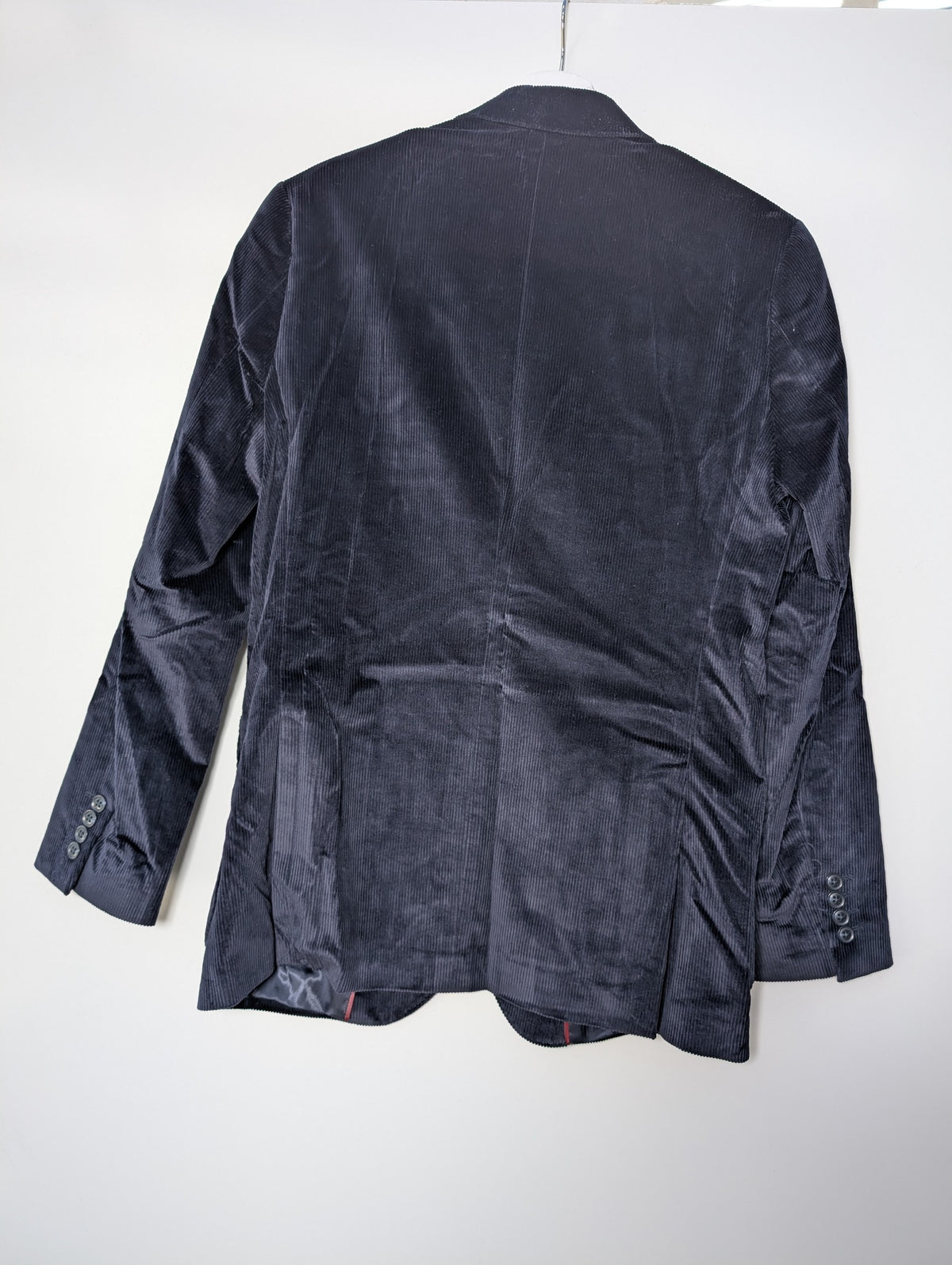 GAZMAN Men's Corduroy Blazer Navy Size 38 - Image 3