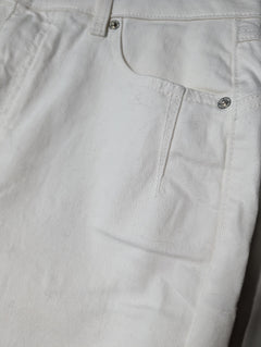 River Island High Waisted Mom Jeans White UK 14R - Image 2