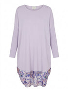 Camilla Australia Lavender Knit & Silk Floral Embellished Tunic - OS - Image 1