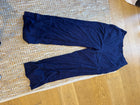 SABA Navy Blue Viscose Trousers - Image 3