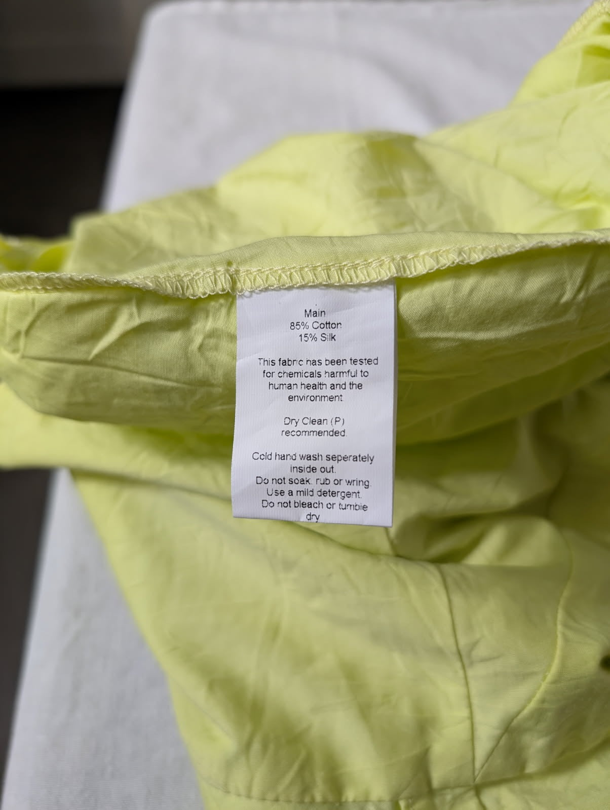 Ginger & Smart Yellow Cotton Silk Tiered Maxi Dress - Size 6 - Image 4