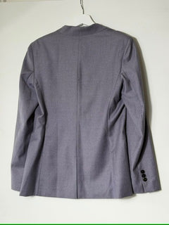 Theory Staple Blazer in Grey Virgin Wool Size 10 - Image 5