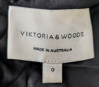 Viktoria & Woods Black Long Sleeve Collared Blouse - Size 0 - Image 3