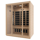 Dynamic Saunas Barcelona 3-Person Far Infrared Sauna Natural Wood - Image 3