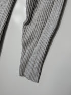 Seed Heritage Ribbed Knit Long Sleeve Midi Dress Grey XL - Image 3