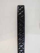 Burberry Quilted Patent Leather Belt Black Size S - Image 3