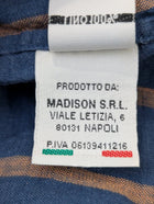 Suitsupply Men's Blue and White Check Pure Linen Shirt Size 37 / 14.5 - Image 3