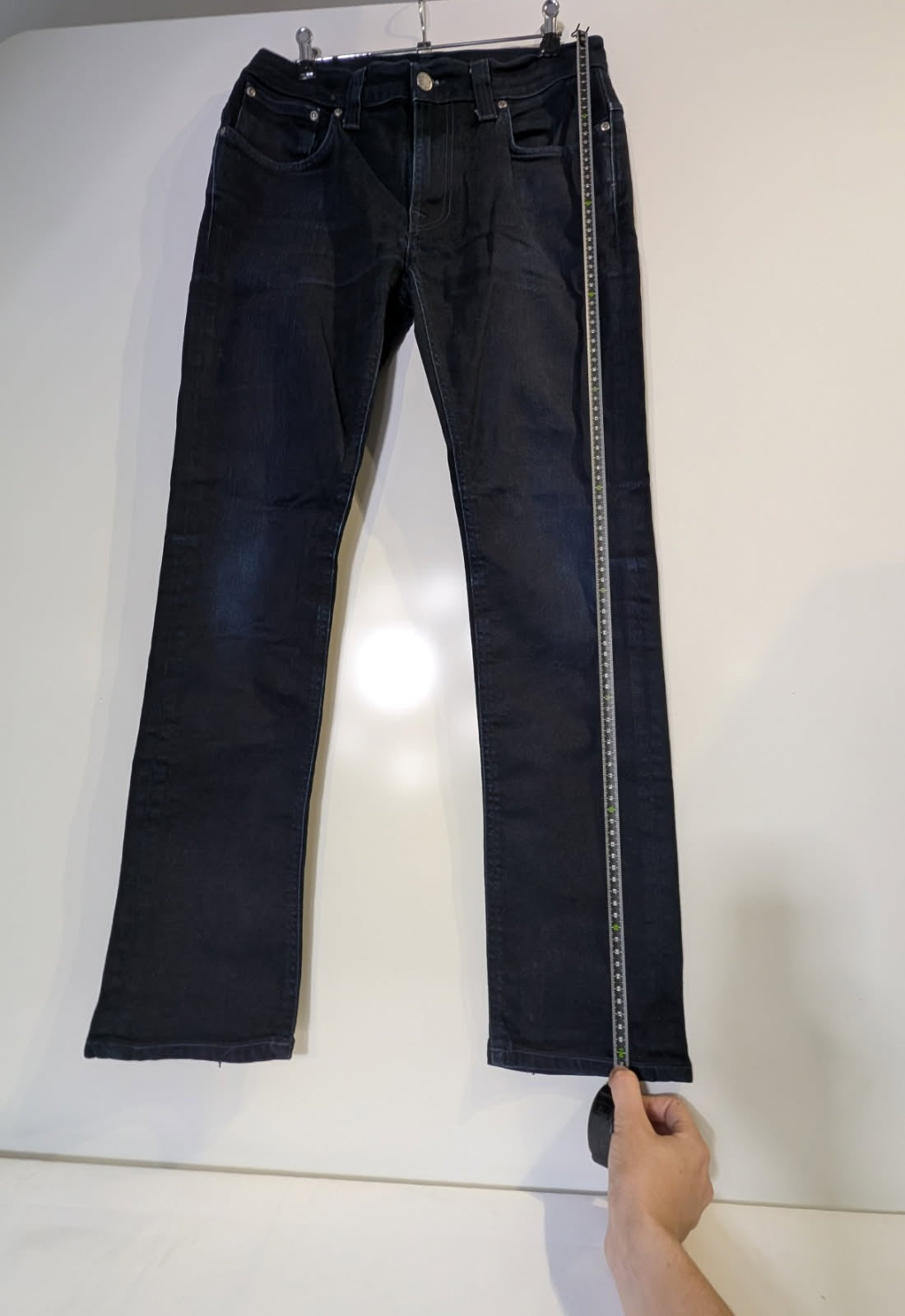 Nudie Jeans Co. Lean Dean Slim Fit Black Jeans - Image 3