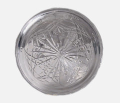 Vintage Cut Crystal Glass Decanter - Hobstar & Pinwheel Pattern - Image 5
