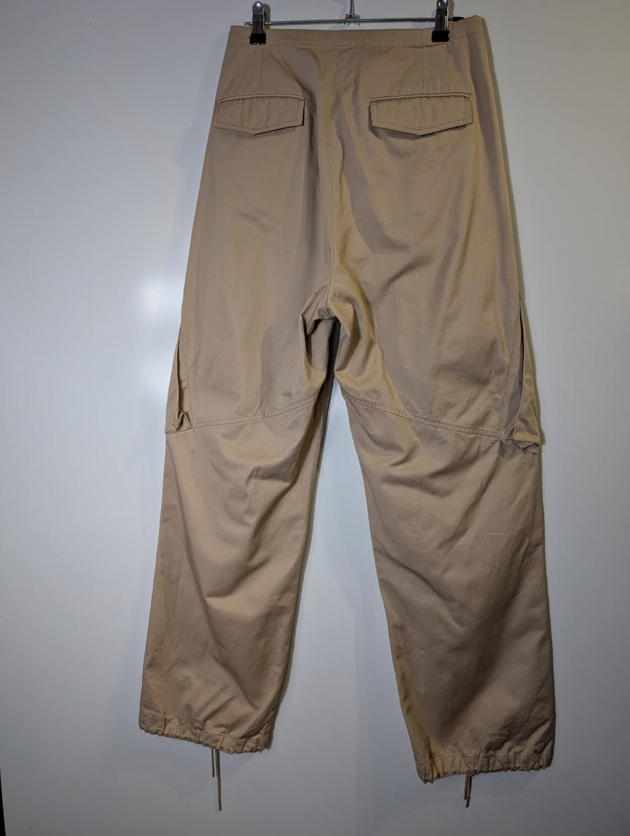 Gior Lee Cargo Trousers Beige Utility Pants - Image 3