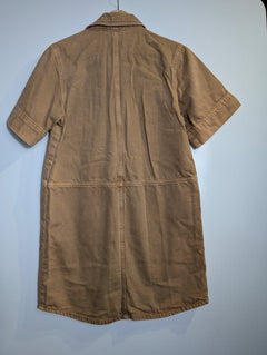 JAG Women's Denim Shirt Dress Tan Size S - Image 4