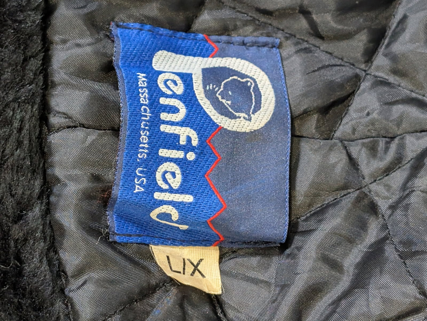 Penfield Trapper Hat - Black Faux Fur Lined Winter Cap L/XL - Image 3