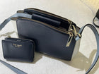 Kate Spade New York Cameron Convertible Crossbody Bag Navy White Light Blue - Image 4