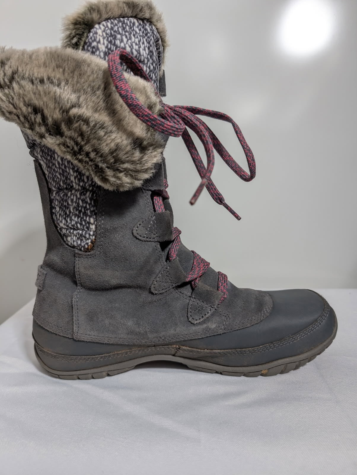 The North Face Nuptse Purna II Winter Boots Women's US 7 Grey - Image 2