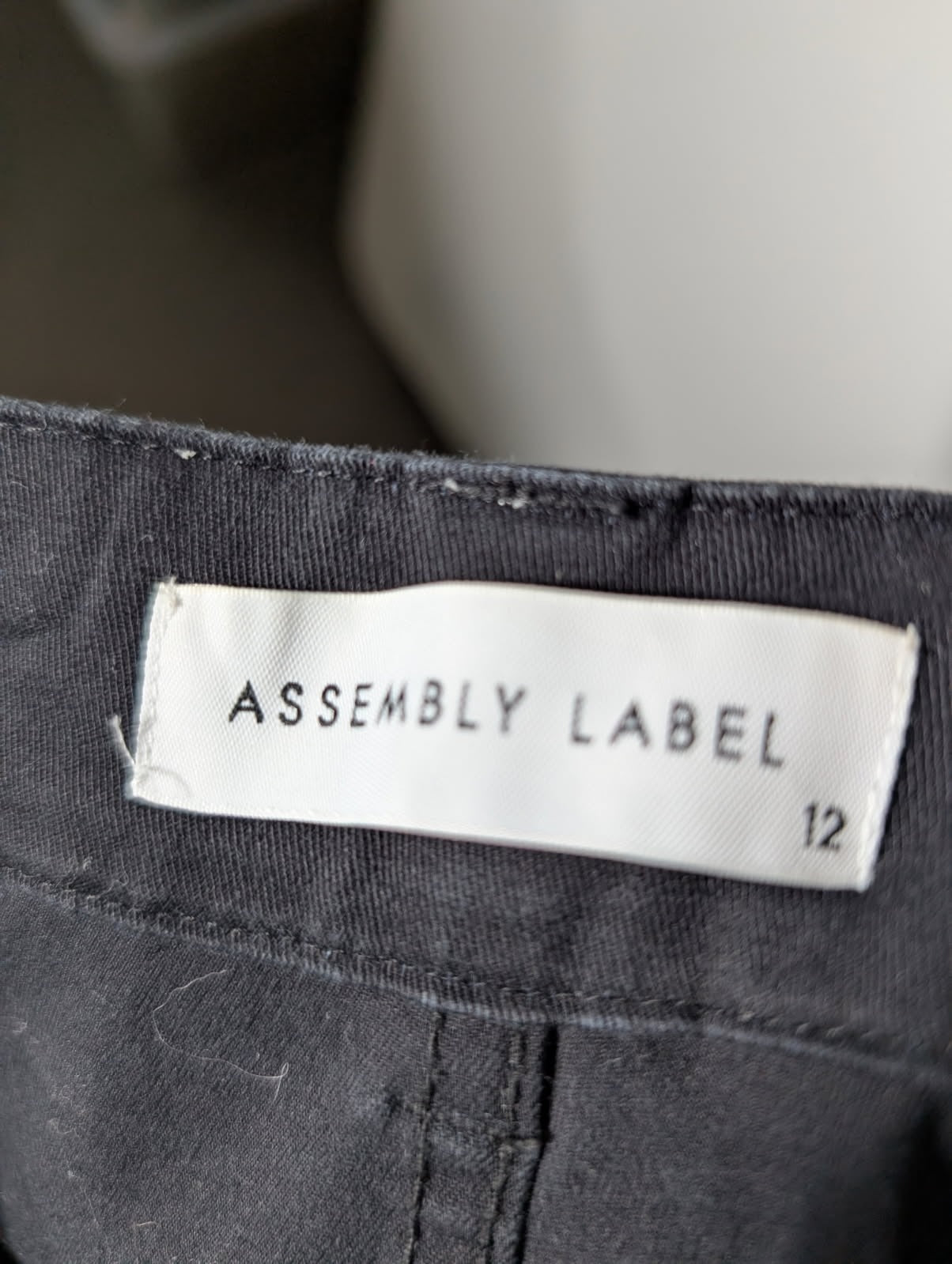 Assembly Label Wide-Leg Cropped Trousers Black Women's Size 12 - Image 3