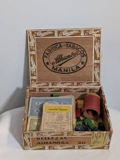 Vintage Monopoly Game Set in Collectible Alhambra Cigar Box - Image 3
