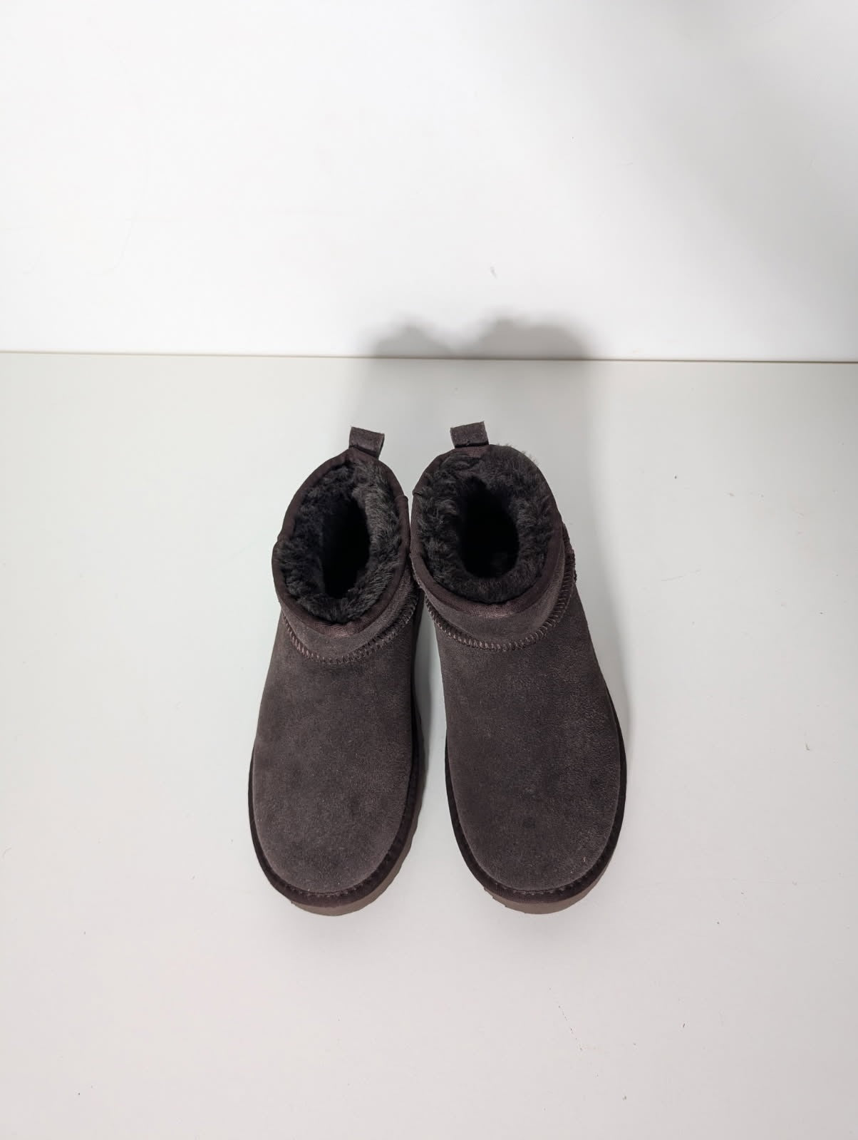 Hush Classic Mini Suede Boots - Dark Brown EU 38 - Image 3