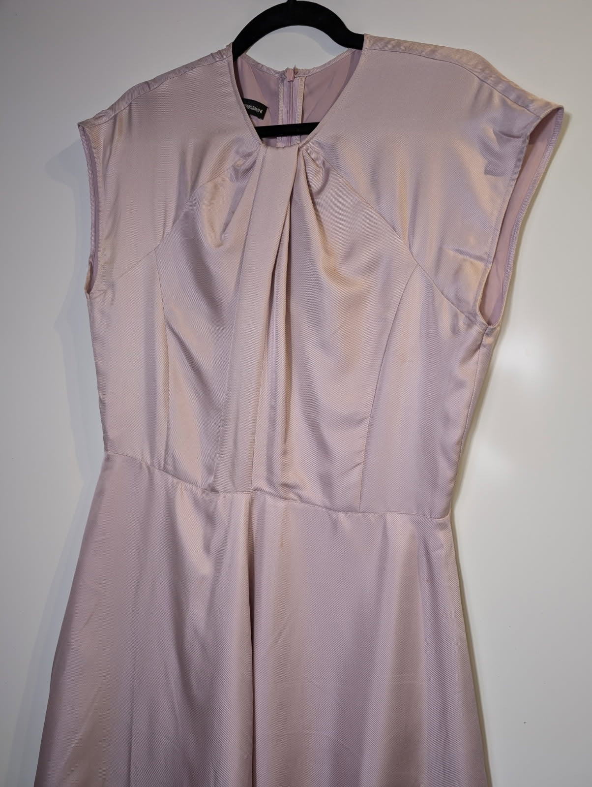 Emporio Armani Midi Dress Blush Pink - Image 3