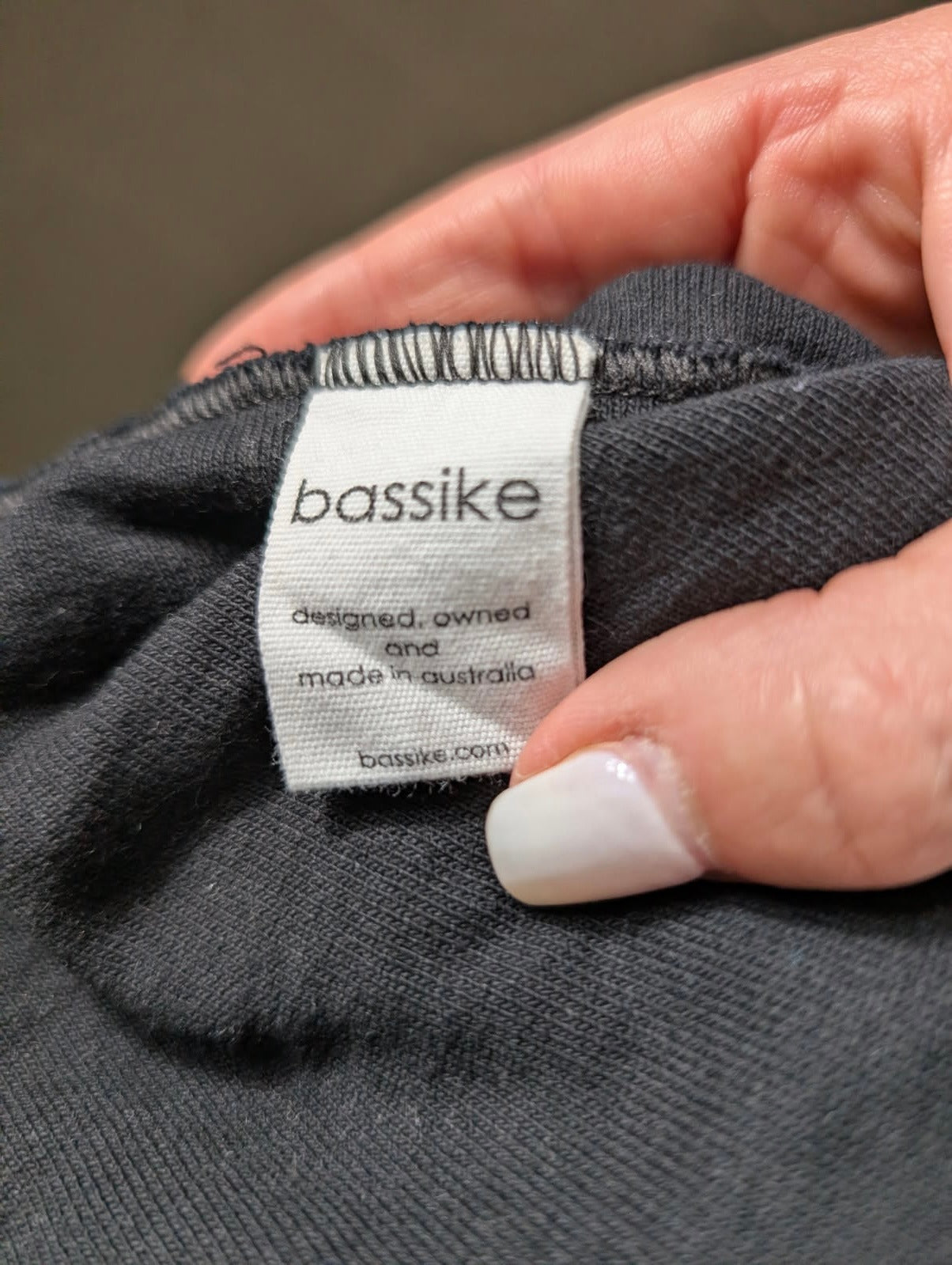 Bassike Men's Black Crewneck Sweatshirt with Zippered Chest Pocket - XXL - Image 4