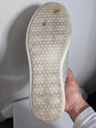 Carvela Kurt Geiger Crystal Embellished Platform Sneakers White - Image 3