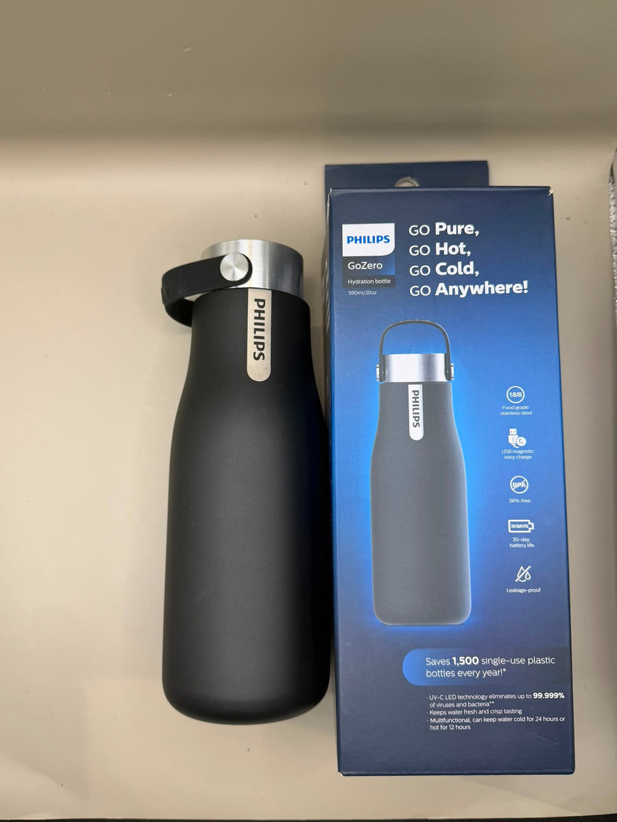 Philips GoZero Smart UV-C Water Bottle 590ml Black - Image 3