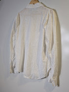 Witchery Broderie Anglaise Button-Down Shirt White Women's Size 8 - Image 4